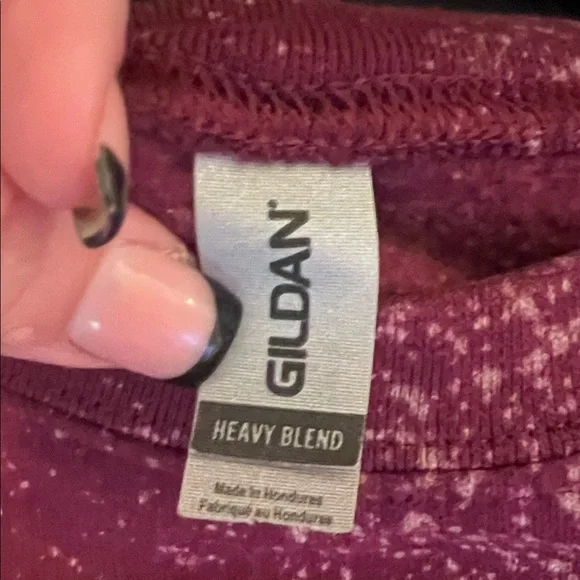 Thankful Maroon and Pink Women's Sweater - Picture 3 of 4